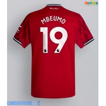 Camisa de time de futebol Manchester United Bryan Mbeumo #19 Replicas 1º Equipamento 2025-26 Manga Curta